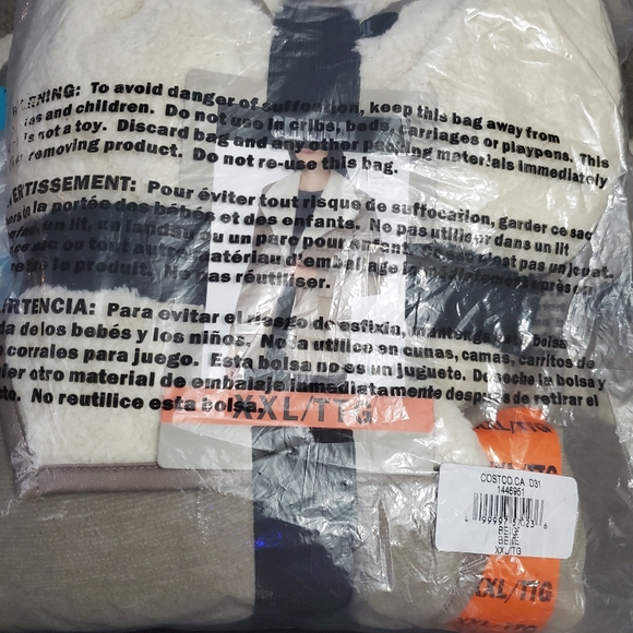 NWT Nicole Miller Original Plush Cardigan-XXL Beige - Picture 2 of 2